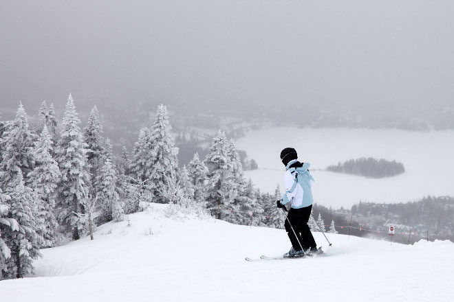 Skier at Mont Tremblant