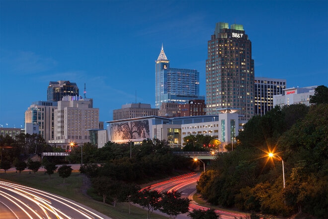 Raleigh city view