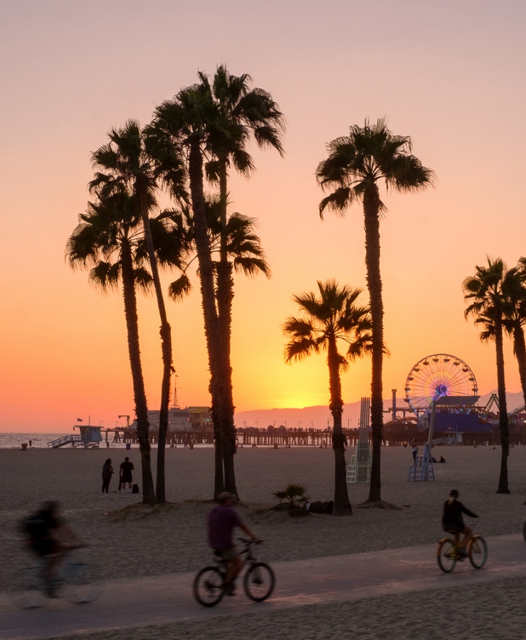 Sunset at Santa Monica