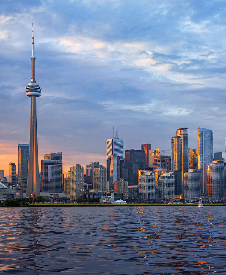 Toronto Skyline at Sunset, Canada