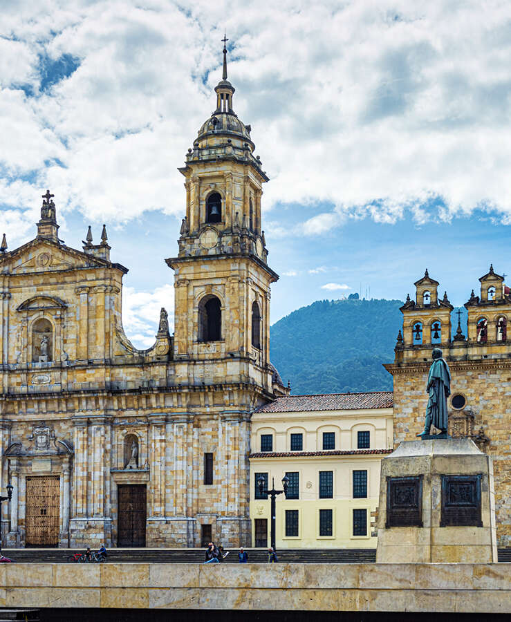 Cathedral in Bogota down town, Colombia