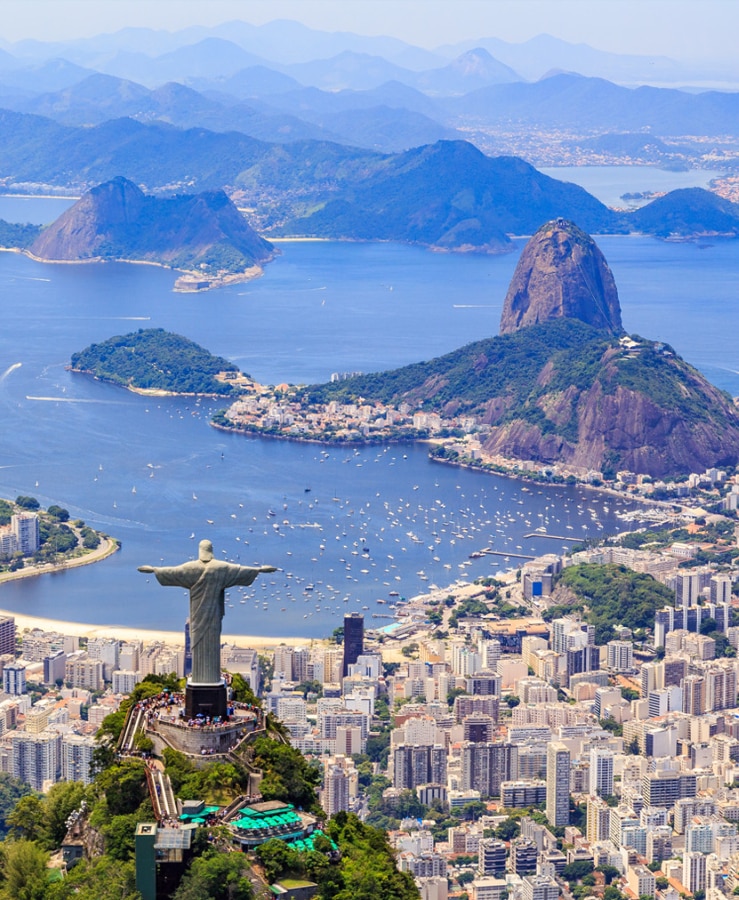 Aerial of Rio de Janeiro 