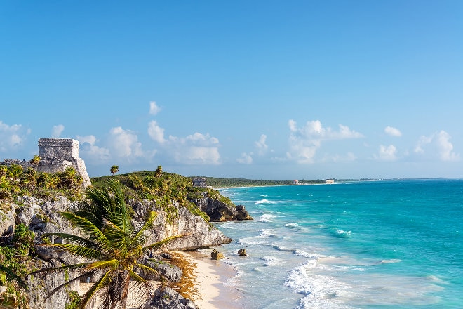 Ruins of Tulum and Beach