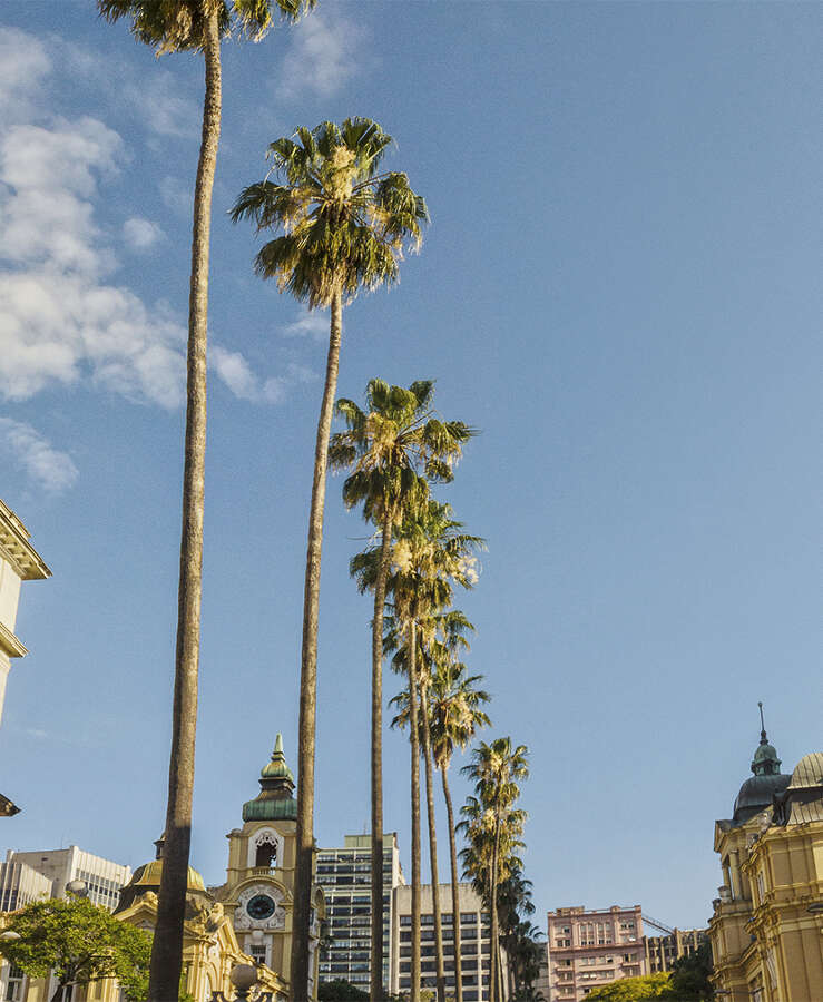 Porto Alegre historic center with state heritage buildings