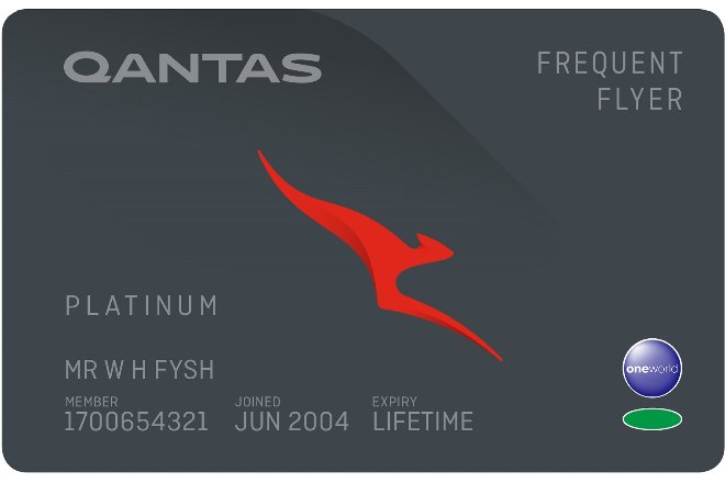 Platinum membership tier card