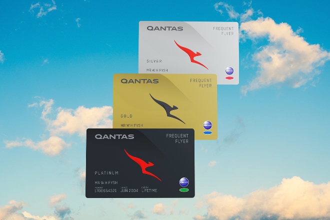 Qantas Frequent Flyer Lifetime status membership cards