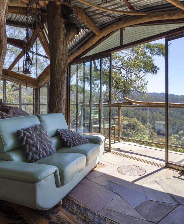 Airbnb hotel room in tree 