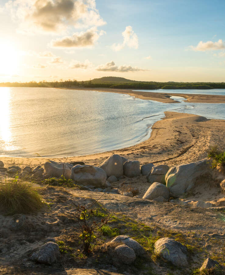 Sunrise at East Woody beach, Gove, Australia