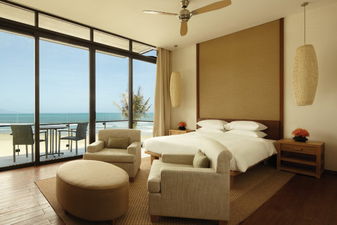 Hyatt Regency Danang ocean villa bedroom