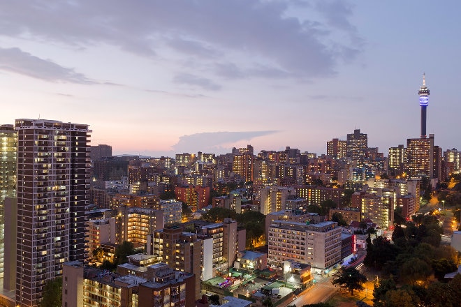 Johannesburg city, South Africa 