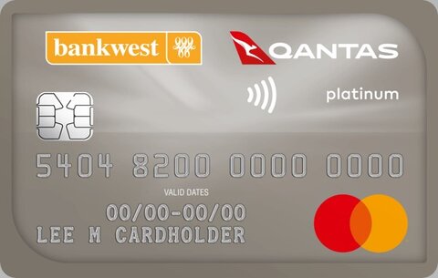 bankwest qantas platinum mastercard card art