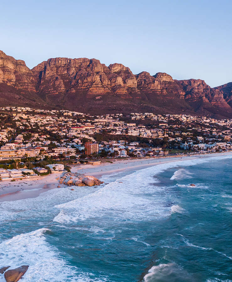 Sunset over Camps Bay, Cape Town, South Africa