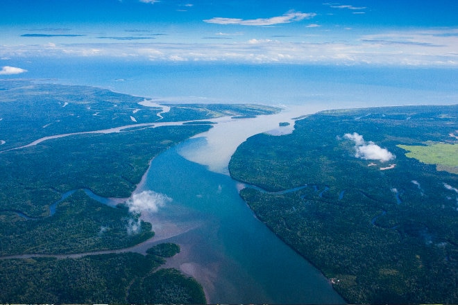 Port Moresby aerial view