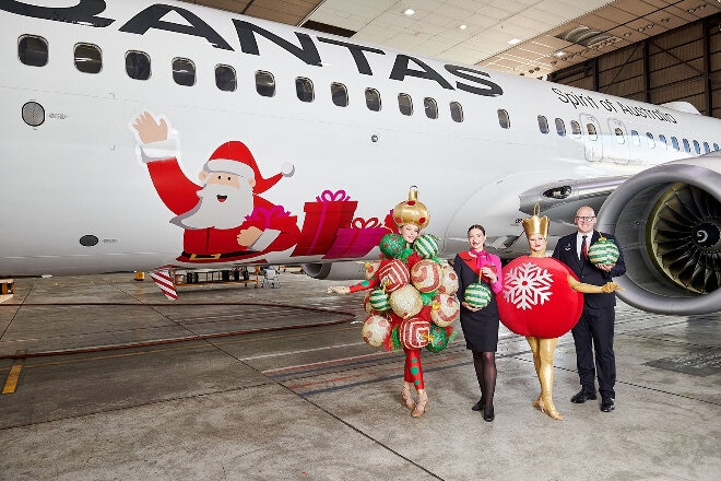 Qantas Christmas Points Plane