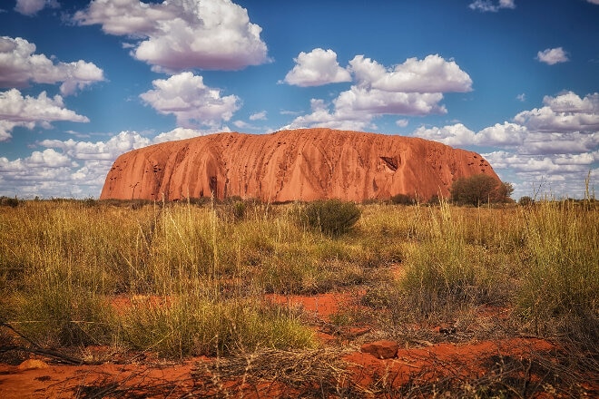 Spectacular views of Uluru