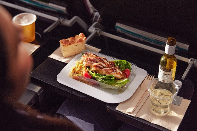 Dining in economy