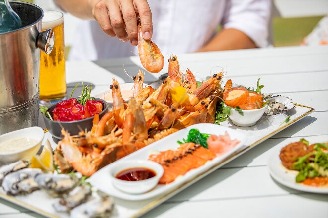 Seafood platter, Northerlies Beach Bar and Grill