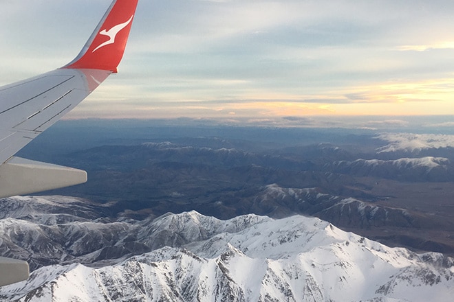 Qantas A380 economy inflight