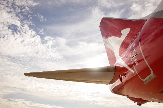 Qantas 737 tail