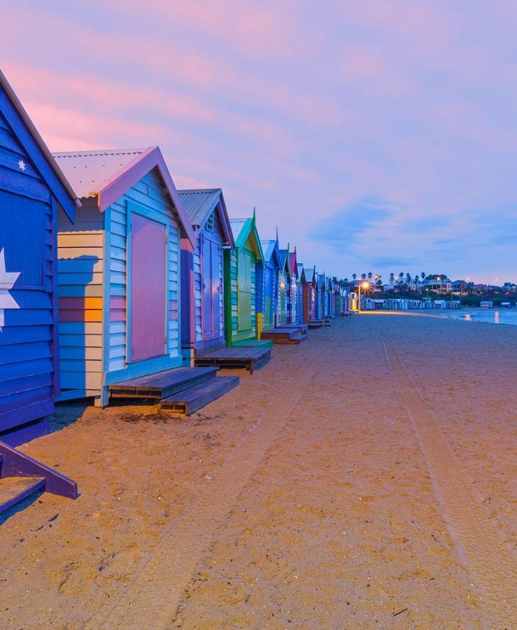 Beach huts at Brighton, Melbourne