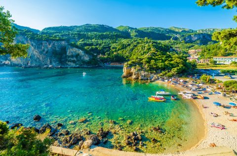 Wide View Paleokastritsa Corfu