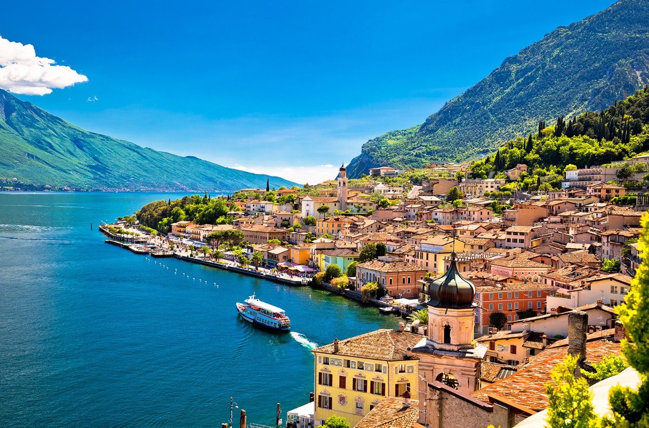 Limone-Sul-Garda Waterfront View Lombardy