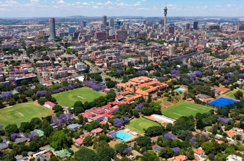 city skyline johannesburg