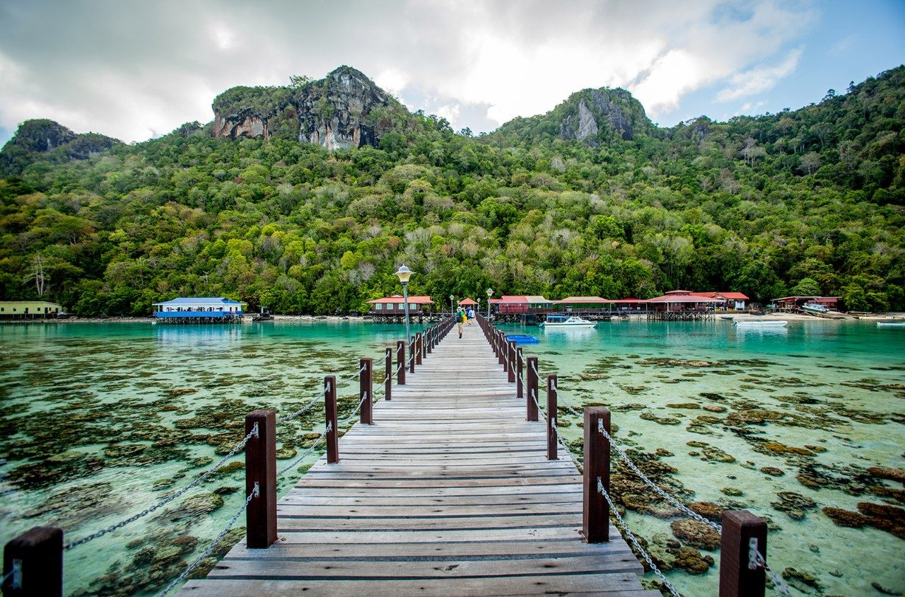 Bohey Dulang Hill in Malaysia