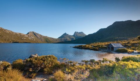 Boat shed at Cradle Mountain