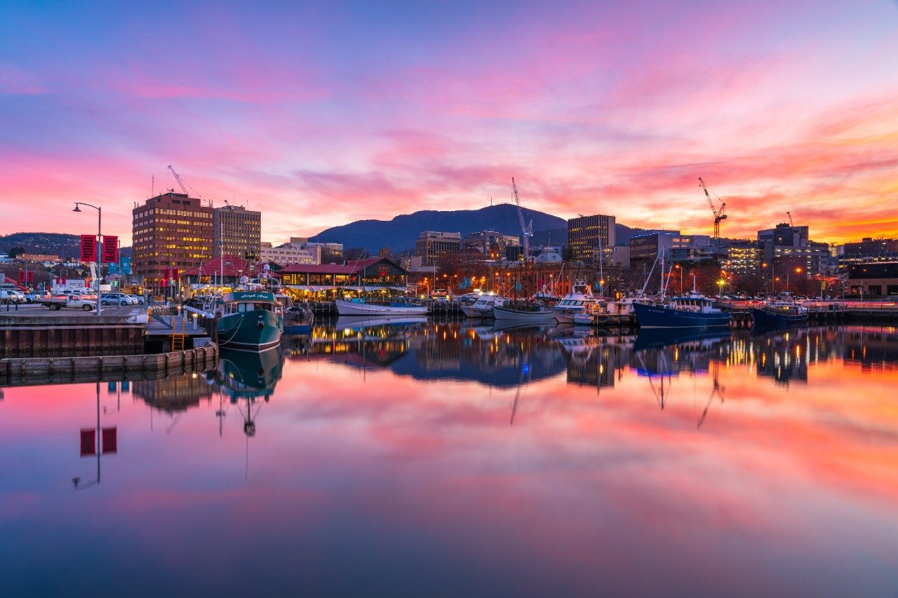 Hobart waterfront, Tasmania