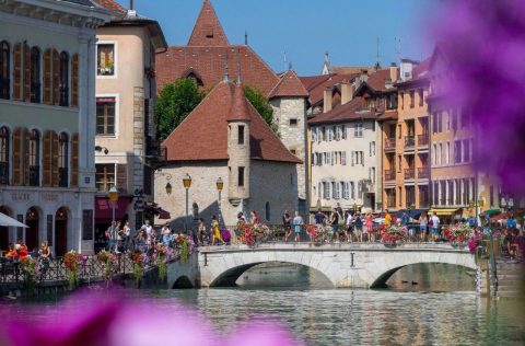 Canal in Annecy, France