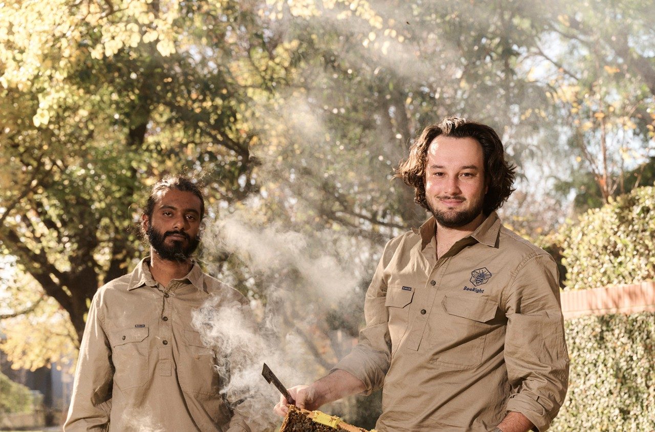 Joel Kuperholz (right) and Vignesh Murugan (left)