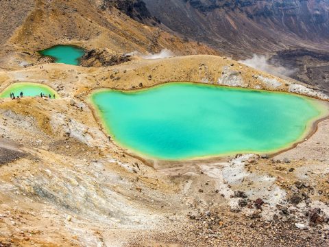 Emerald Lakes, New Zealand