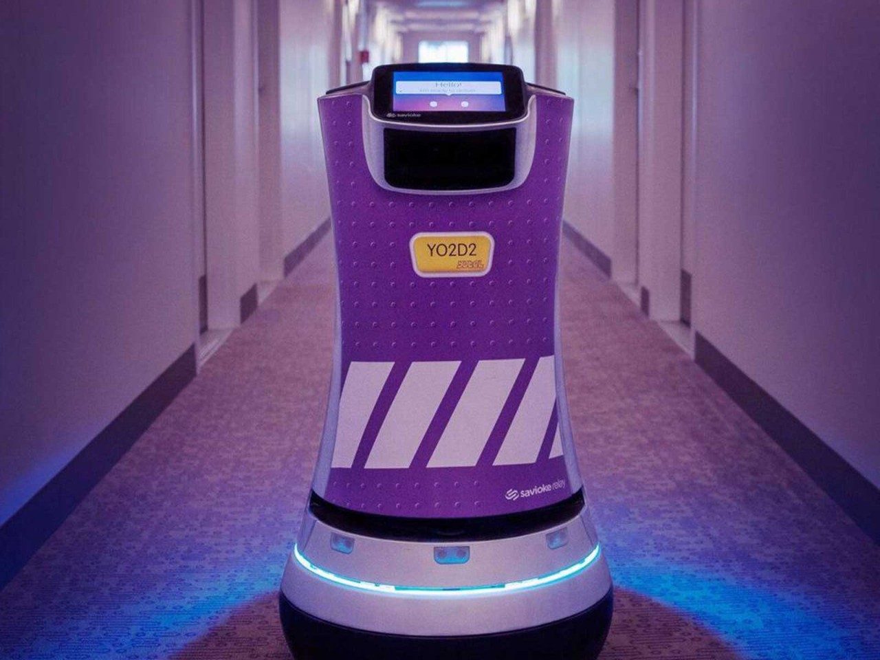 Meet the Room Service Hotel Robot | Travel Insider