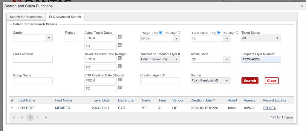 Flx advanced search