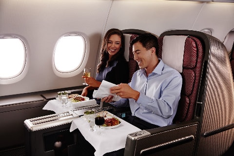 passengers sitting on plane