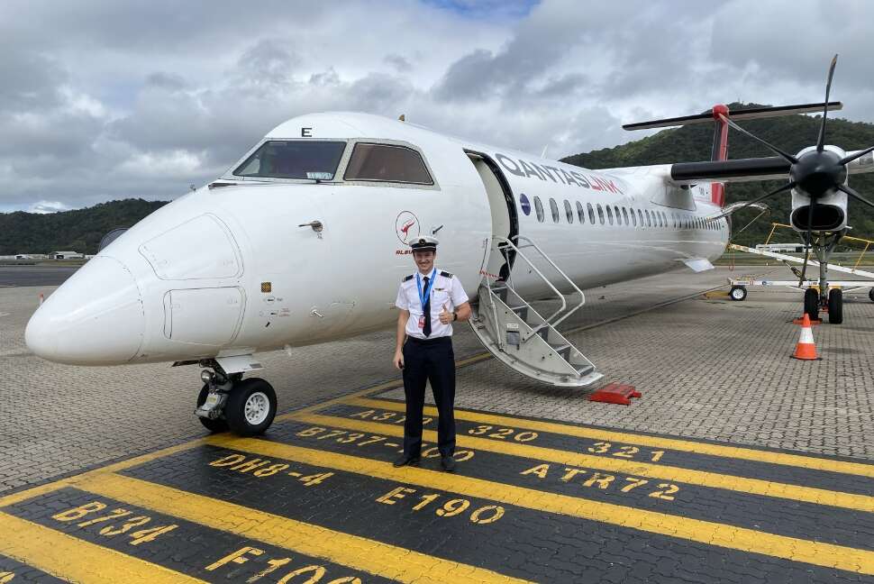 Thomas Fanshawe Qantas Group Pilot Academy Graduate