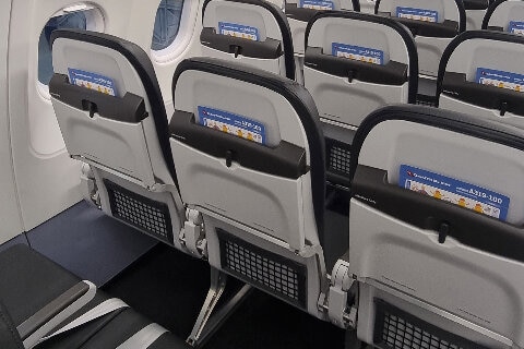 A319 Economy cabin