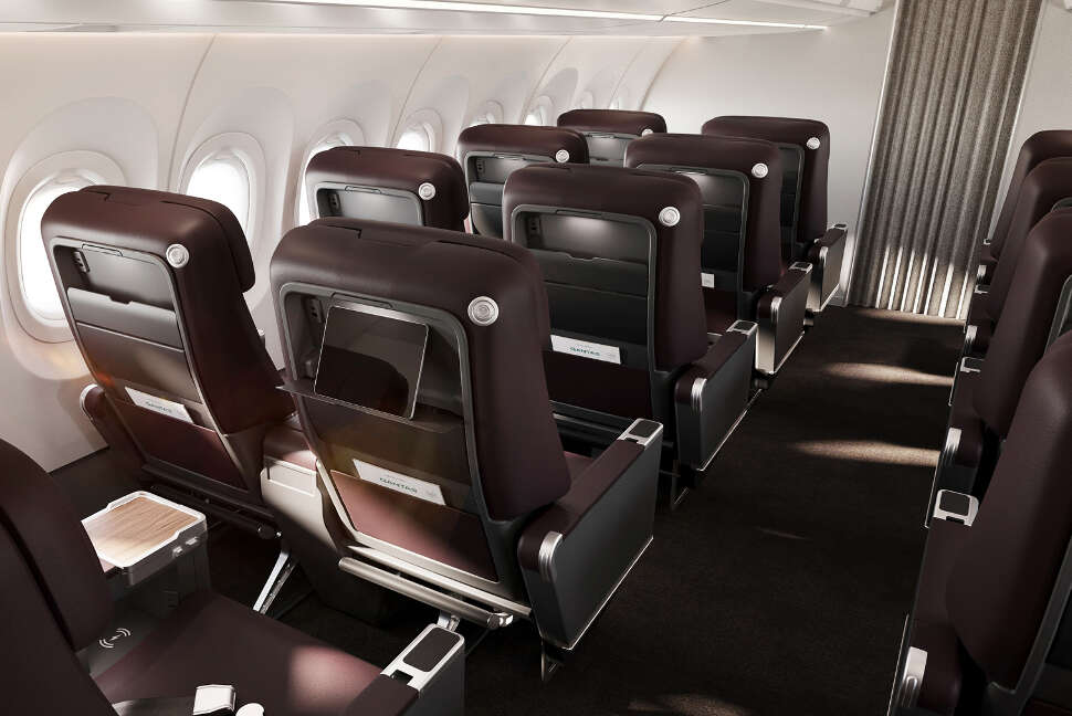 A321 Business seat back