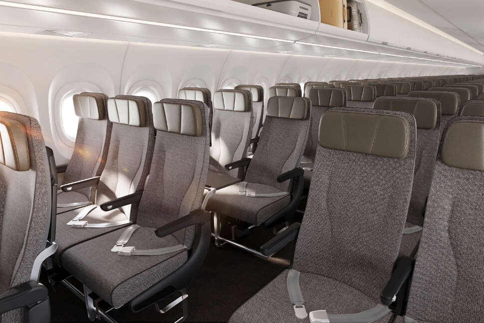 A321 Economy cabin