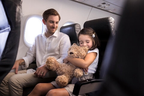 Dash 8 q300 father and daughter