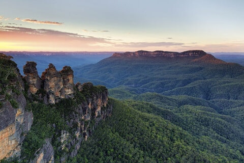 Three sisters at the Blue Mountains