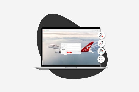 Image of the Qantas Distribution Platform portal